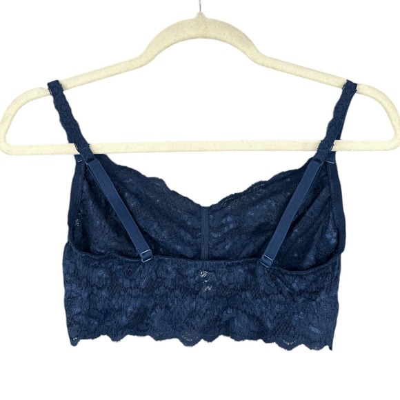 Cosabella Sweetie Bralette Lace Navy Blue Women's Large L Lingerie Top - Picture 2 of 5